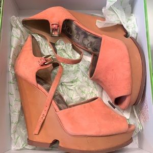 Sam Edelman Javi Platform Sandal Sz 9.5